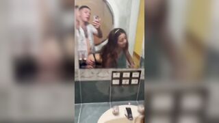 Whilst everybody studies in the university bathrooms, out of a jo-bag