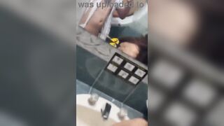 Whilst everybody studies in the university bathrooms, out of a jo-bag