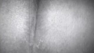 Black homemade anal screwing spunk flow taking the schlong