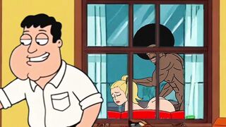 Ebony Plumber Screws Married Housewife Behind Her Cuckold Spouse's Back