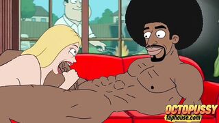 Ebony Plumber Screws Married Housewife Behind Her Cuckold Spouse's Back