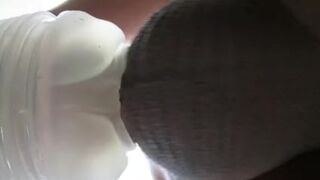 Double Creampie in Fleshlight