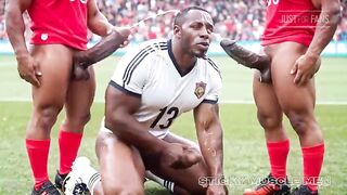 Sticky Muscle Dudes Day 62 Preview, AI-Generated Muscle Lads, Large Schlongs, Large Cum Loads