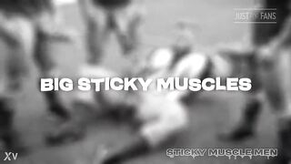 Sticky Muscle Dudes Day 62 Preview, AI-Generated Muscle Lads, Large Schlongs, Large Cum Loads