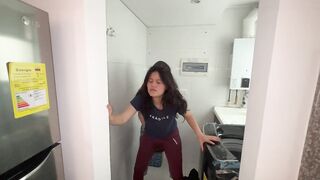 Large butt latin chick sweethearts banging