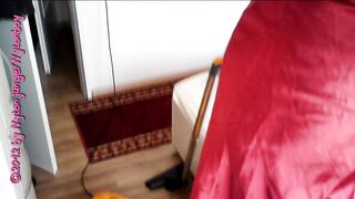 Fascination with vacuum cleaners (Hot in stockings)