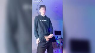 Slim Male Holding Back A Biggest Jizz flow Until It Hurts