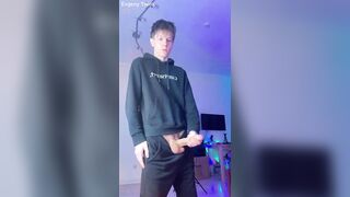 Slim Male Holding Back A Biggest Jizz flow Until It Hurts