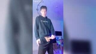 Slim Male Holding Back A Biggest Jizz flow Until It Hurts