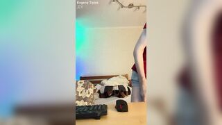 Slender 55kg Chap Playing With His 23cm Enormous Meat