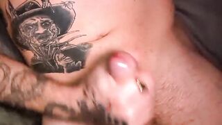 Uncut Jayden Groans and Cums