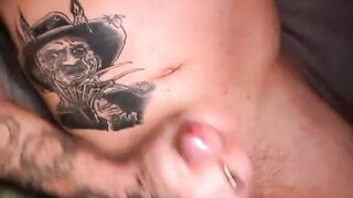 Uncut Jayden Groans and Cums