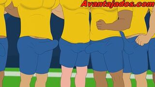 Homosexual World Cup Team fuck