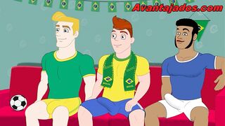 Homosexual World Cup Team fuck