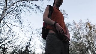 Public cruising pee-walk ends up with a married penis in youthful twink throat and extraordinary cumload