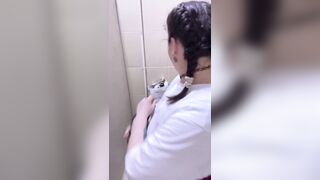 Masturbating in a public throne room at a nightclub