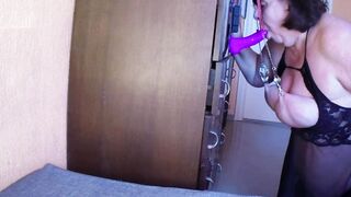Chubby serf vitgun is training for her Taskmaster's arrival, part 1.mp4