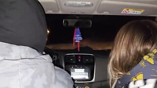 Impure Whores Sucking Wang in the Uber Previous to Party! Knock Knock Stream