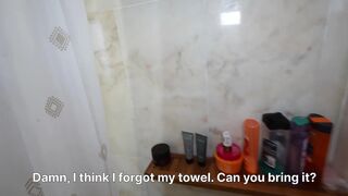 Stepdad’ Fresh Girlfriend Teaching Me Shower Properly