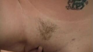 Amateur Golden-haired Drilled and Spunk flow in Throat by a Large Jock