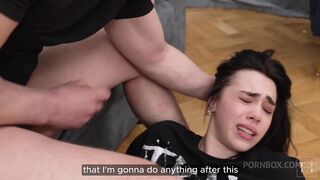 Severe Humiliation. I Urinated BF off Hard and This guy Banged Me on the Floor. 4K HD Tim Team