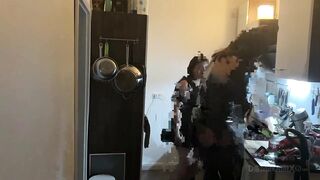 Kitchen Fisting Frenzy - Aged Strumpets Stretched Wide Open