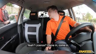 Fake Driving School - Redhead Brit Gigi Rouge Needs a Licence and Will Do Everything for It