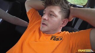 Fake Driving School - Redhead Brit Gigi Rouge Needs a Licence and Will Do Everything for It