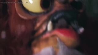 Aged Blond mother I'd like to fuck Sucks Hirsute Bear Dong Outdoors