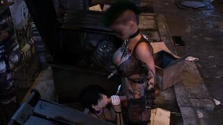 Transsexual Gal Screwing eighteen Plus Hunk Throat With Large Dong Deepthroat Screw