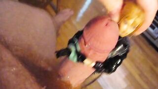 BBB preview: Ebony Canary "Daybed HJ demo B" (ejaculation merely)