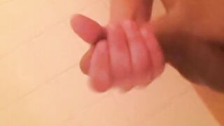 New Weenie in the shower