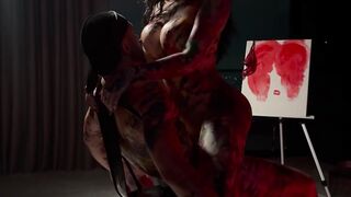 I drilled my student in the booty to improve her grade on an art exam; I left her butt full of cum.