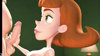 Toon mother I'd like to fuck Judy Neutron Sucking & Jerking off