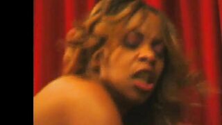 Interracial anal 3some with 2 ebony gals and a large white penis