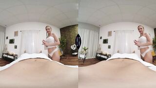 Blond Masseuse Banged by Stranger - Large Melons Lewd Beauty Footjob Massage