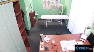 CZECH XXX - Nurses Warm Soaked Twat Solves Patients Schlong Problem