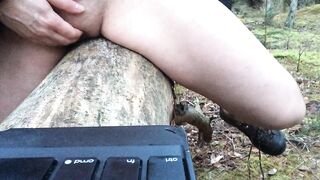 LEWD TEEN HOTTY IN THE WOOD