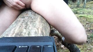 LEWD TEEN HOTTY IN THE WOOD