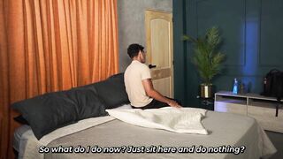 Stepsiblings end up having great sex after sharing the same daybed