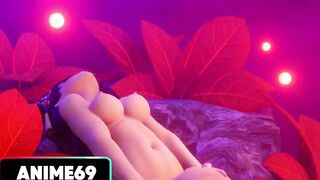 Yes Miko and Raiden shogun tow cutie hard testy lesbo
