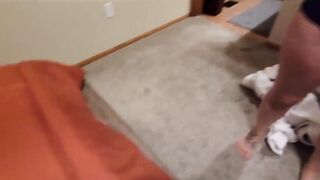 Stepmother Seduces Stepson by Having Him Place Lotion on Her Preggo Abdomen
