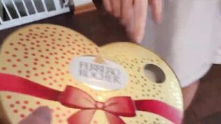 Step Stepson Tricks Preggy Stepmom Into Sucking His Jock and Screwing Him on Valentine's Day