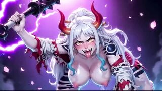 Ai Yamato Compilation of One Piece Shiny and Moist Body in Explicit Split Pose