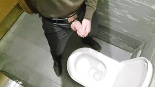 Cumming at the mall. Masturbating in a public restroom.