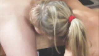 Plumber cleans her clients pipes