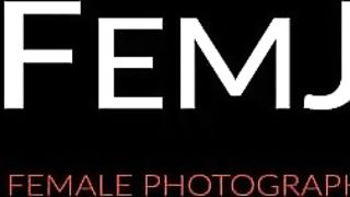 Beautiful babes kissing after erotic nude massage