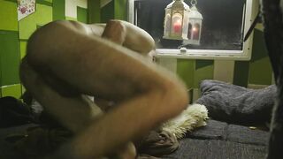 TimeFrog Music & Selflove. VANLIFE in the German forest. Solo Hunk on the Piano, Anal, Edging, Large Rod Masturbation