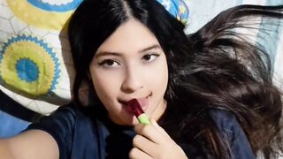 Angel Gets Sexy and Shows off Her Large Booty