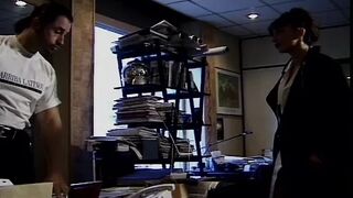 French Secretary Got Large Load on Her Butt